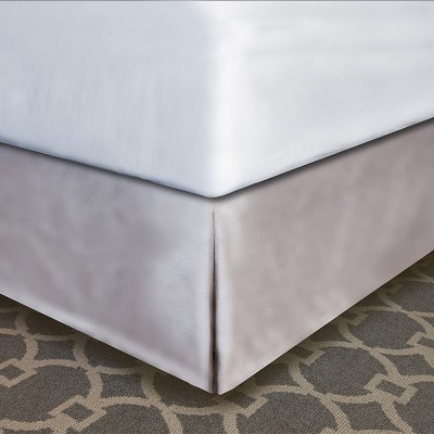 Designer Dècor Collection Pleated Modern-Fit Bedskirt For Box Spring Twin 39x75x12' Vanilla Bean 12 Per Case Price Per Each 