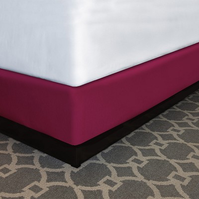 Designer Dècor Collection Contour Wrap For Box Spring Hotel King 72x80x7' Bordeaux 12 Per Case Price Per Each 
