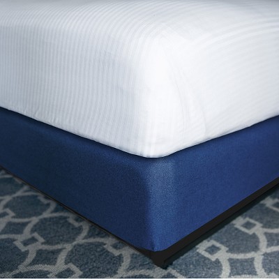 Designer Dècor Collection Contour Wrap For Box Spring Hotel King 72x80x9' Bespoke Navy 12 Per Case Price Per Each 