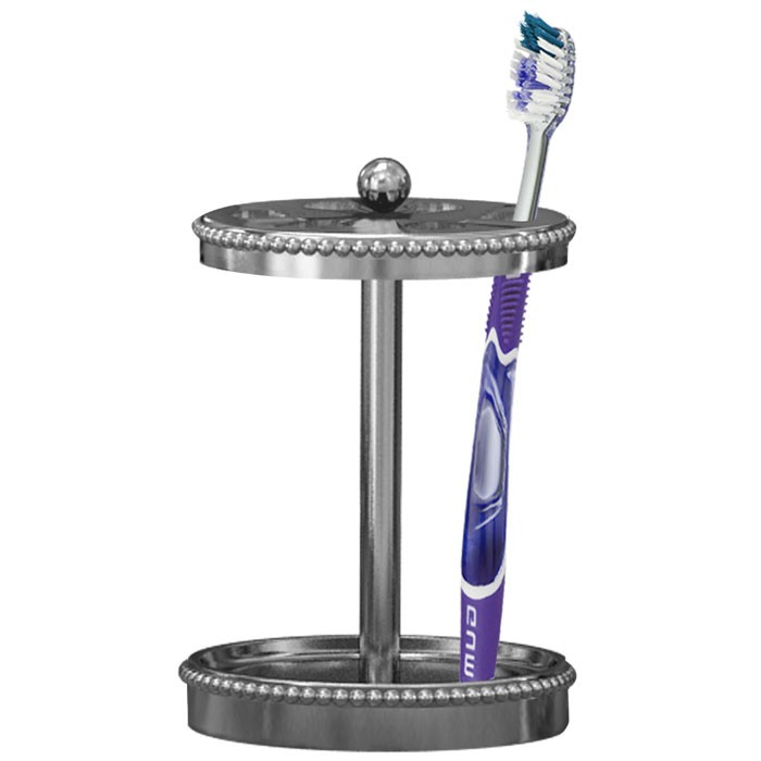 NuSteel Chic 18/8 Stainless Toothbrush Holder 24 Per Case Price Per Each 