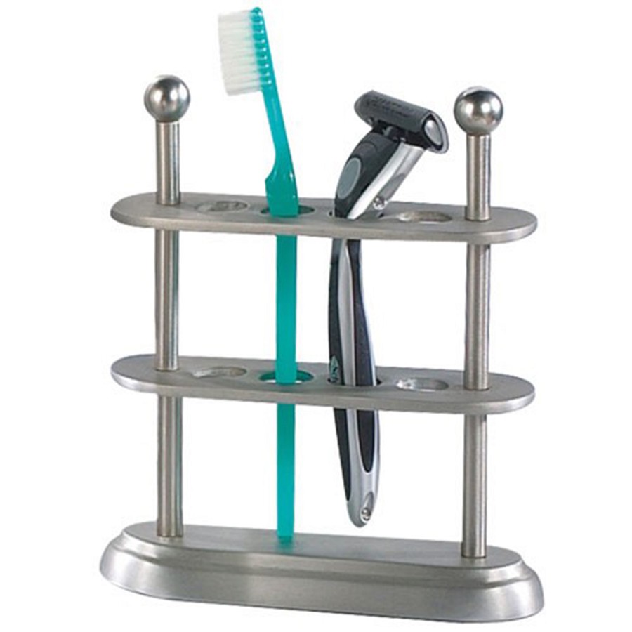 NuSteel Rosement Pewter Finish Toothbrush Holder 24 Per Case Price Per Each 