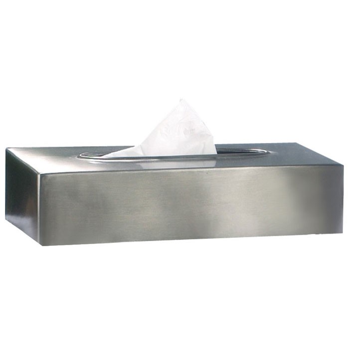 NuSteel Rosement Pewter Finish Rectangle Tissue Box Cover 12 Per Case Price Per Each 