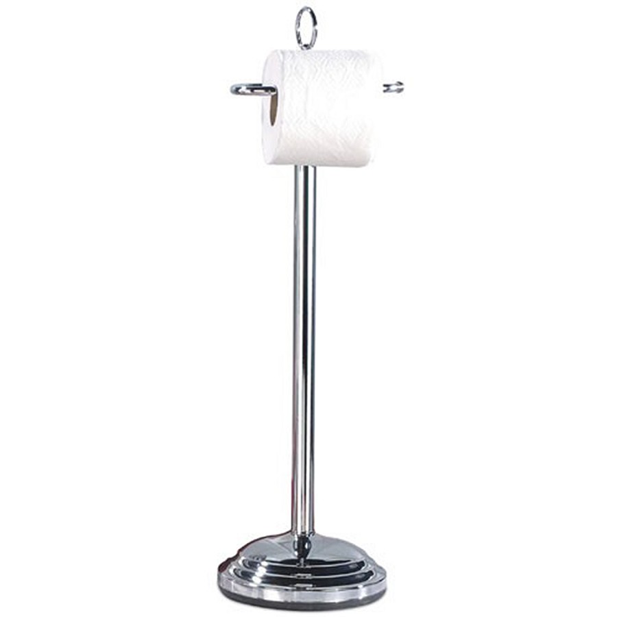 NuSteel Chrome Finish Standing Toilet Tissue Holder 8 Per Case Price Per Each 