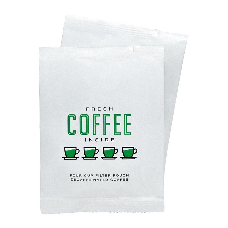 Fresh Coffee Inside Decaf 4 Cup Coffee Filter Packs 200 Per Case Price Per Case 