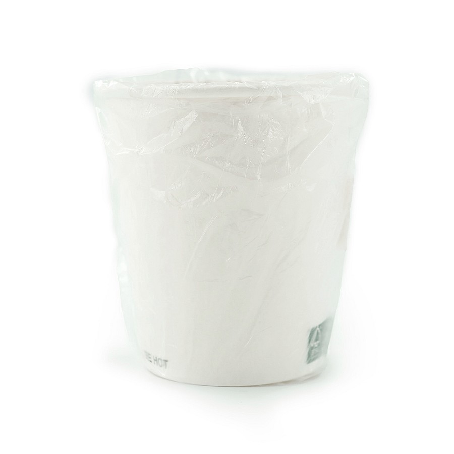 Generic FSC 10 Oz. Single Wall Hot Paper Cup Individually Wrapped White 1000 Per Case Price Per Case 