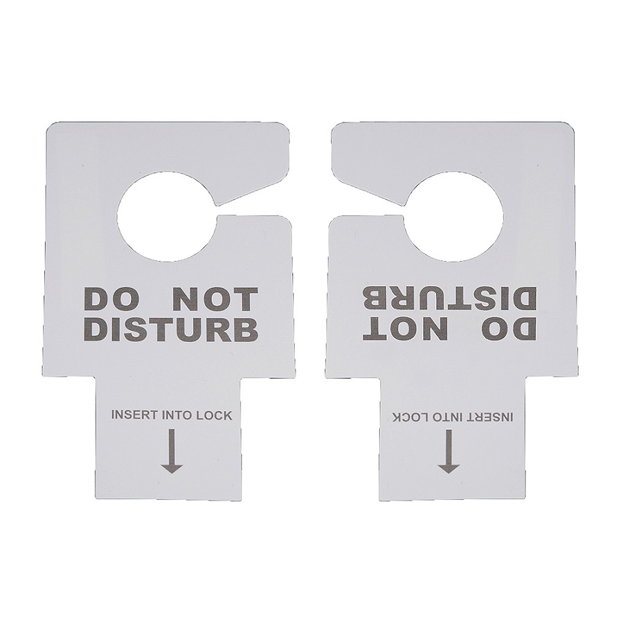 Electronic Keyless Entry Do Not Disturb Sign Non Logo 100 Per Case Price Per Case 