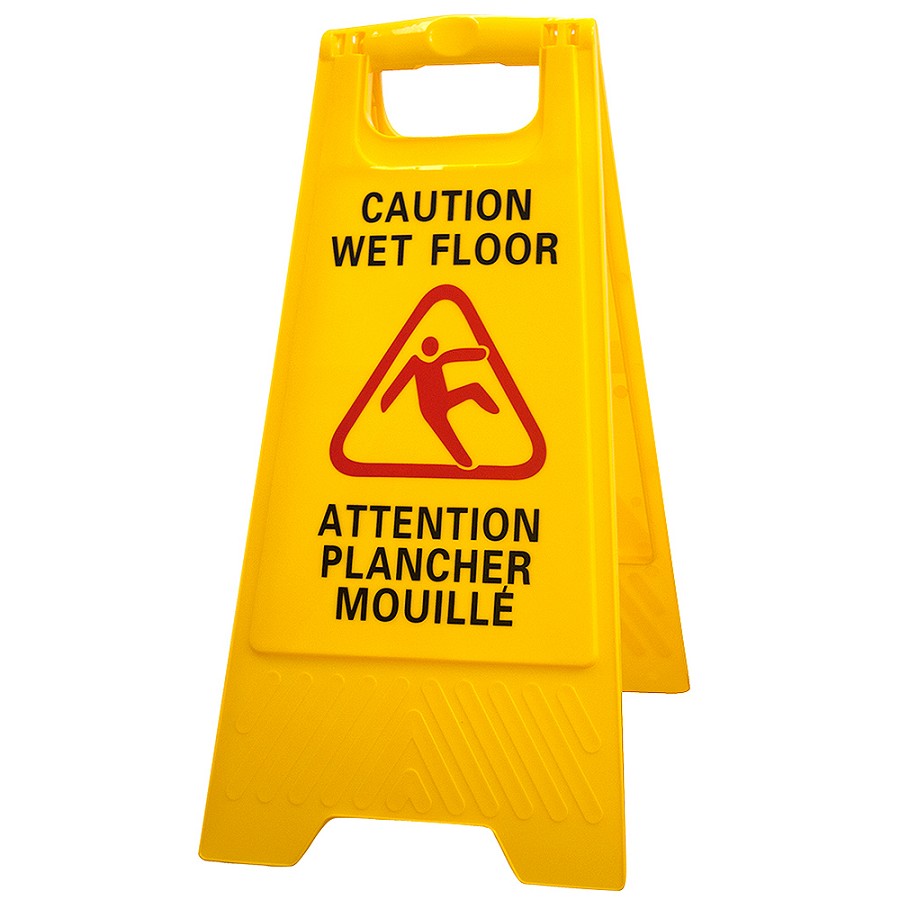 Bilingual English and French Caution Sign 10 Per Case Price Per Case 