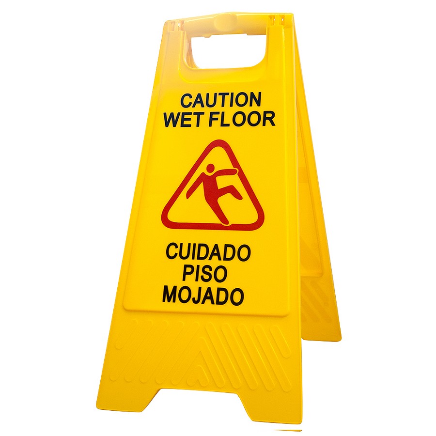 Bilingual English and Spanish Caution Sign 10 Per Case Price Per Case 