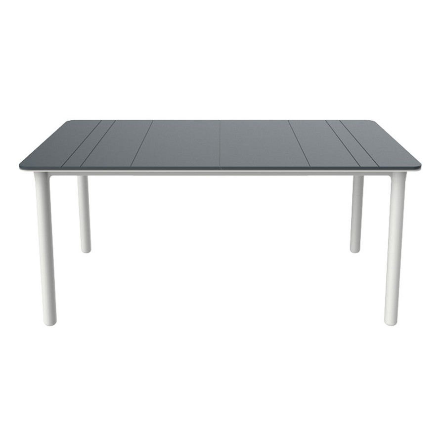 Resol Noa Table 36x63 Dark Gray & White 