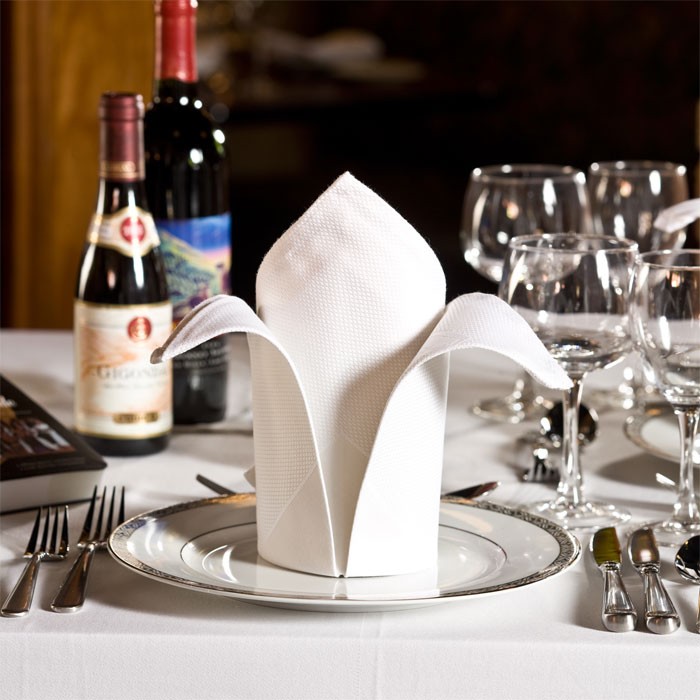 Riegel Dirona All-Over Pique 100% 2-Ply Cotton Yarn-Dye Napkins 22x22 6 Dz Per Case Price Per Dz 