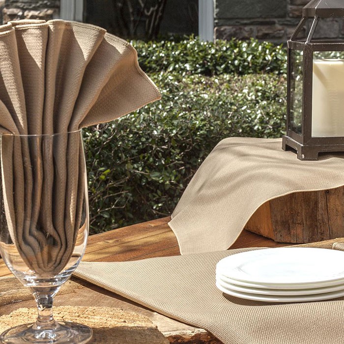 Riegel Vintage Charm 100% Spun Polyester Napkins 16x22 Burlap 25 Dz Per Case Price Per Dz 