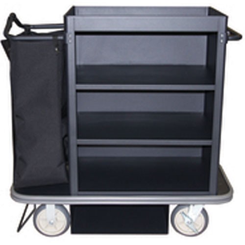 Royal Basket Mini Deluxe Housekeeping Cart With 3 Shelves & 1 Bag 