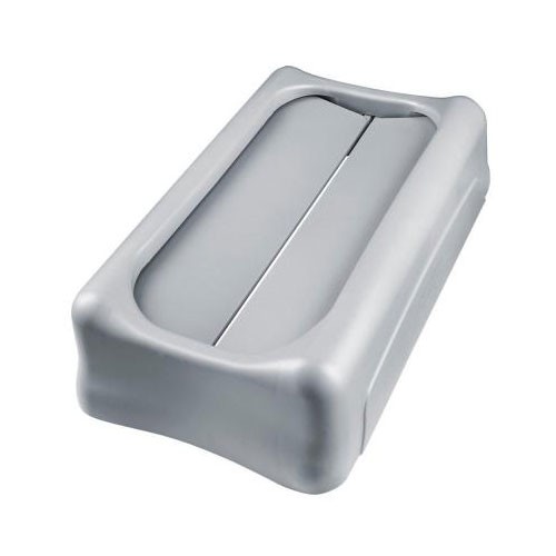 Rubbermaid Commercial 267360GY Slim Jim  Swing Lid For Slim Jim Containers Gray 