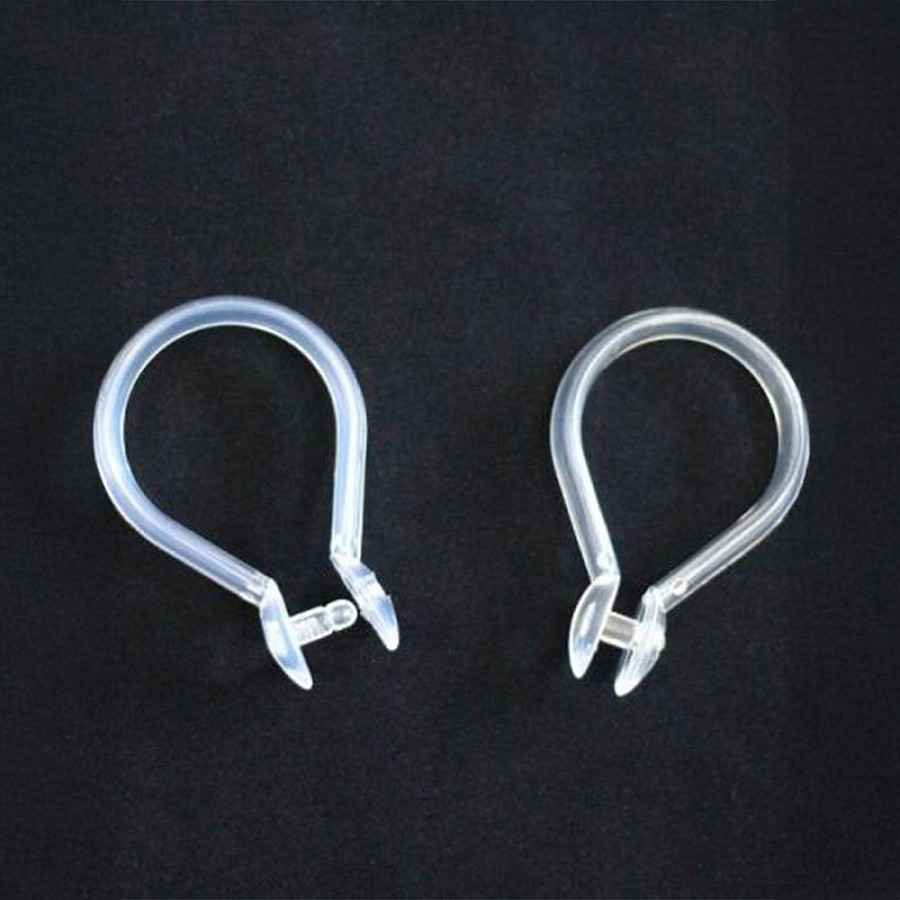 Sourcing Solutions Shower Curtain Hooks Majestic Snap Teardrop Plastic White Or Champagne 12 Dz Per Case Price Per Dz 