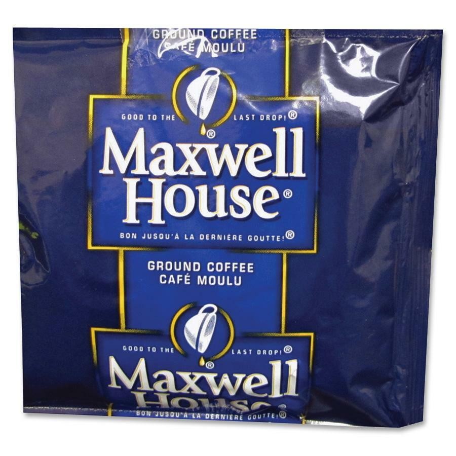 Maxwell House Ground Regular Coffee - Regular - 1.5 oz Per Packet - Ground - 42 / Carton 