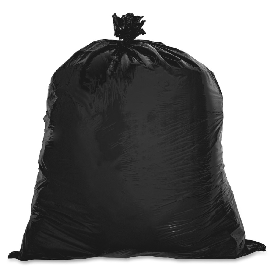 Genuine Joe Linear Low Density Can Liners - Medium Size - 33 gal Capacity - 39' Length x 33' Width x 0.65 mil (17 Micron) Thickness - Low Density - Brown, Black - 250 / Carton 