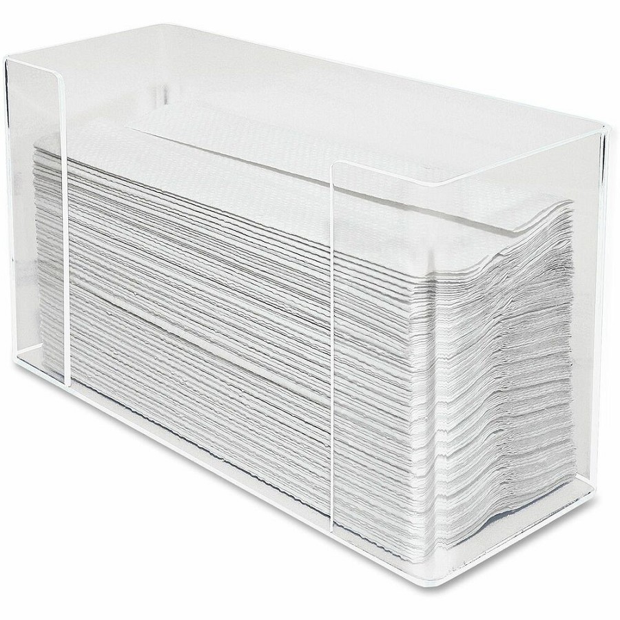 Kantek Paper Towel Dispenser - C Fold, Multifold Dispenser - 11.5' Height x 6.8' Width x 4.1' Depth - Acrylic - Clear - 1 Each 