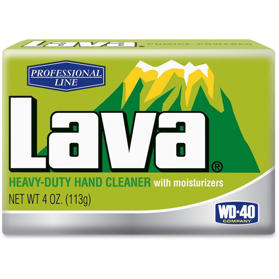 Lava WD-40 Heavy-duty Hand Cleaner Bar Soap - 4 fl oz - Hand - Moisturizing - 48 / Carton 