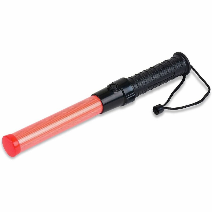 Tatco LED Red Safety Baton - 5 x LED - 2 x C - 1 Each 