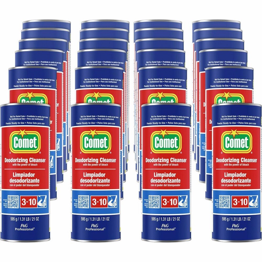 Comet Deodorizing Cleanser - For Multipurpose - 21 oz (1.31 lb) - Recommended For: Stain Remover - Deodorize - Clear - 24 / Carton 