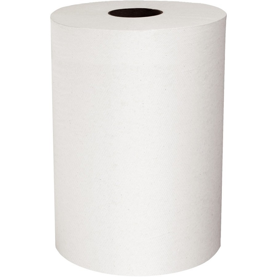 Scott Slimroll Hard Roll Towels - 8' Width x 580 ft Length - 4176 Sheets/Roll - White - 6 / Carton 