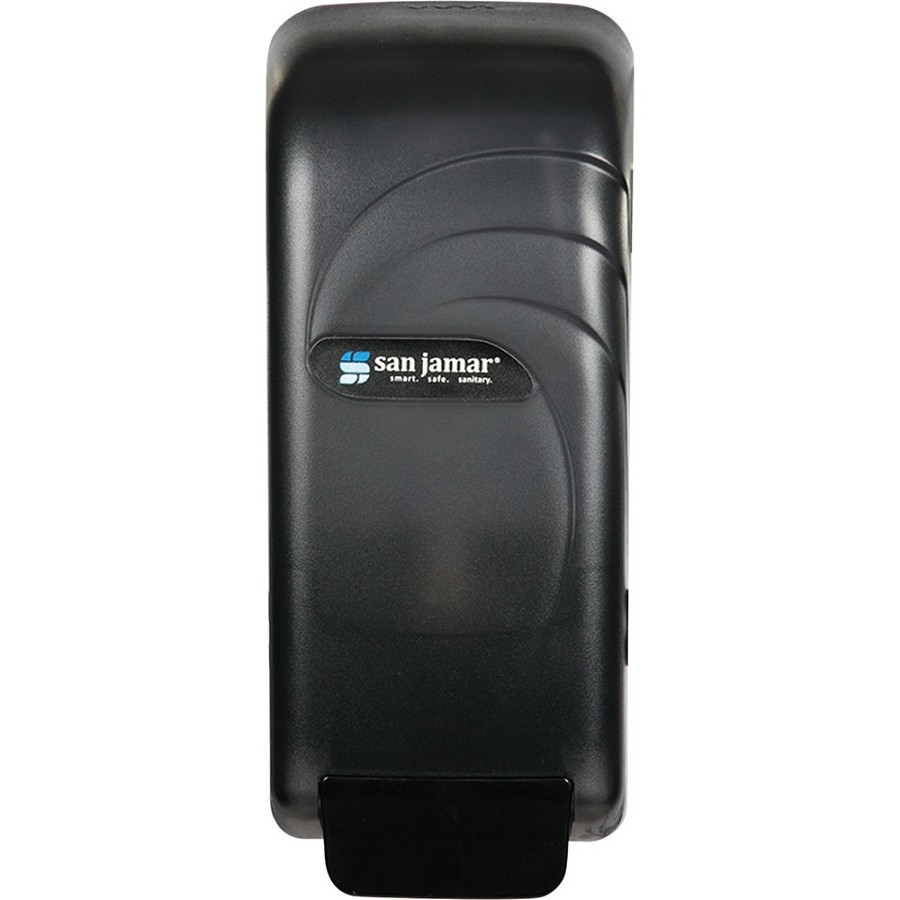 San Jamar Soap & Hand Sanitizer Dispenser - 27.05 fl oz Capacity - Black - 1 Each 