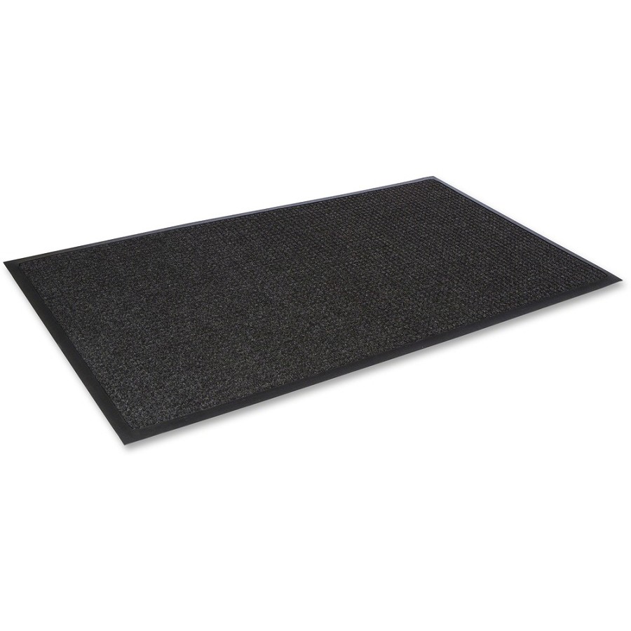 Crown Mats Super-Soak Wiper Scraper Mat - Floor - 68' Length x 45' Width x 0.375' Thickness - Rectangular - Rubber, Polypropylene - Charcoal - 1 Each 