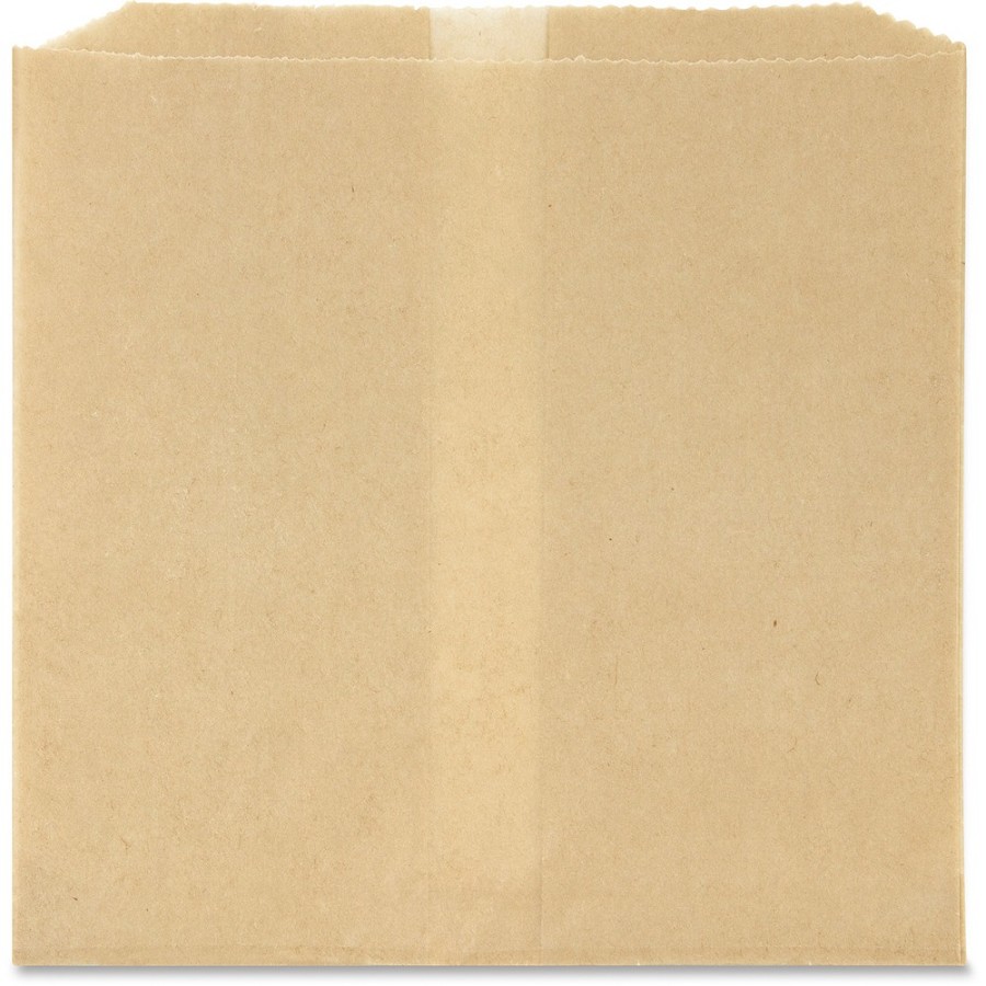 Health Gards Receptacle Liners - 8.50' Length x 8' Width x 7' Depth - Brown - Paper, Wax - Waste Disposal - 500 / Carton 