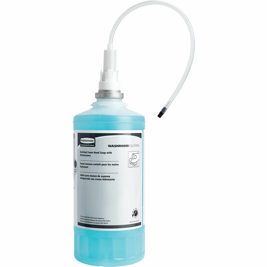 Rubbermaid Commercial Enriched Foam Dispenser Hand Soap - Fresh Light Citrus Scent - 1.69 quart - Hand - Moisturizing - Teal - pH Balanced, Hygienic - 4 / Carton 
