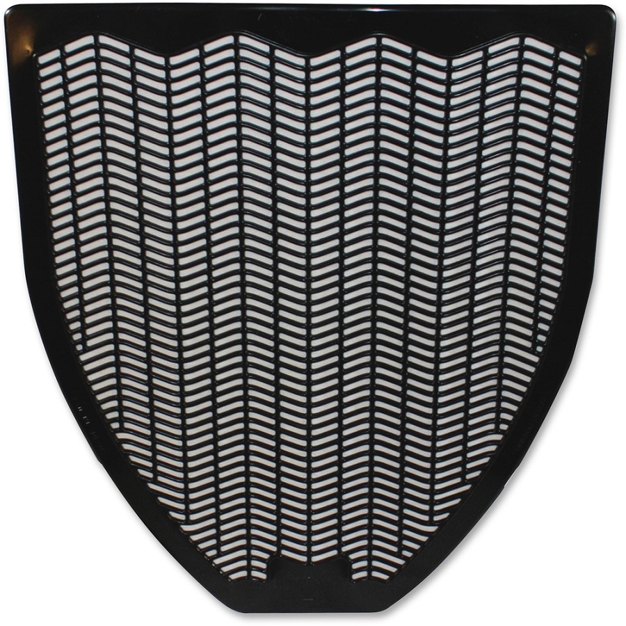 Z-Mat Urinal Mat - Lasts upto 6 Weeks - Non-slip, Disposable - 6 / Carton - Black 