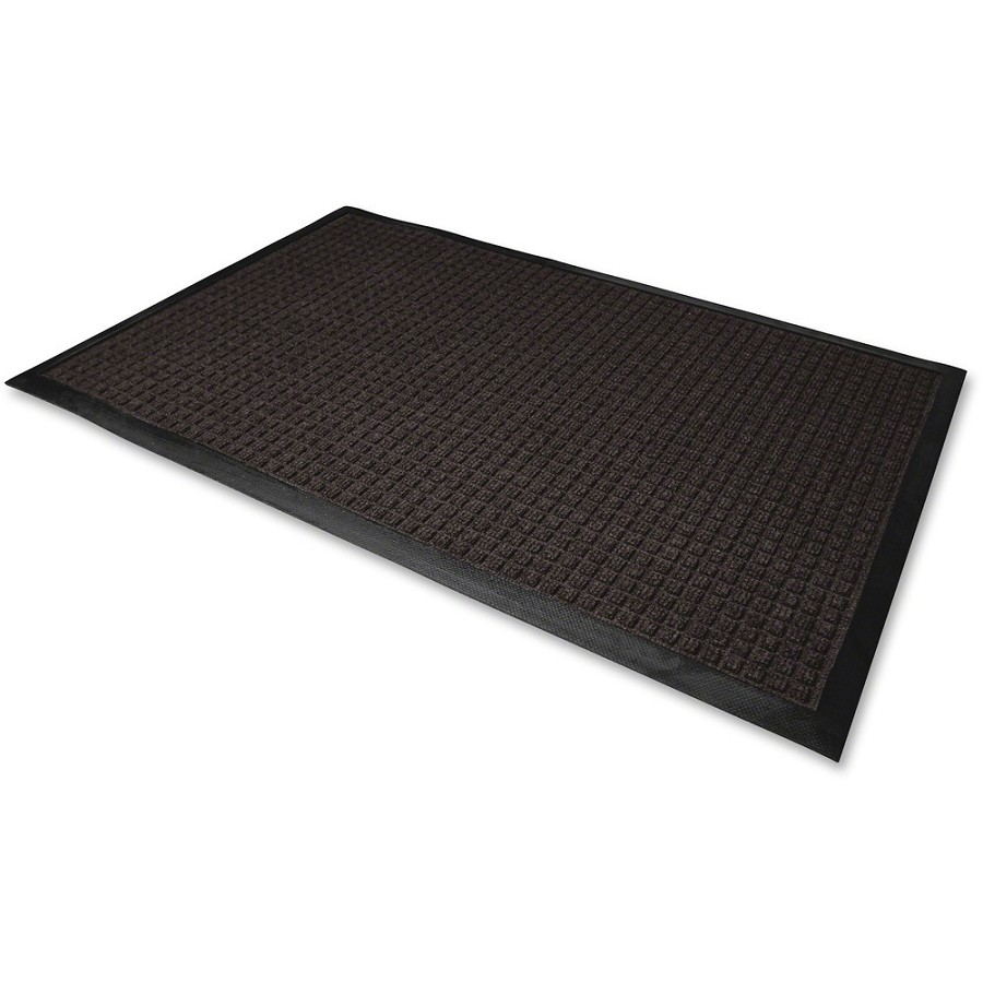 Guardian Floor Protection WtrGrd Wiper Scraper Indoor Mat - Indoor, Outdoor, Floor - 10 ft Length x 36' Width - Rectangular - Rubber - Charcoal - 1 Each 