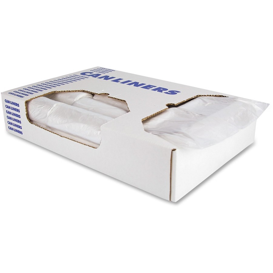 Heritage Trash Bag - 16 gal Capacity - 31' Length x 24' Width x 0.24 mil (6 Micron) Thickness - High Density - Natural - High-density Polyethylene (HDPE) - Can - 1 Carton 