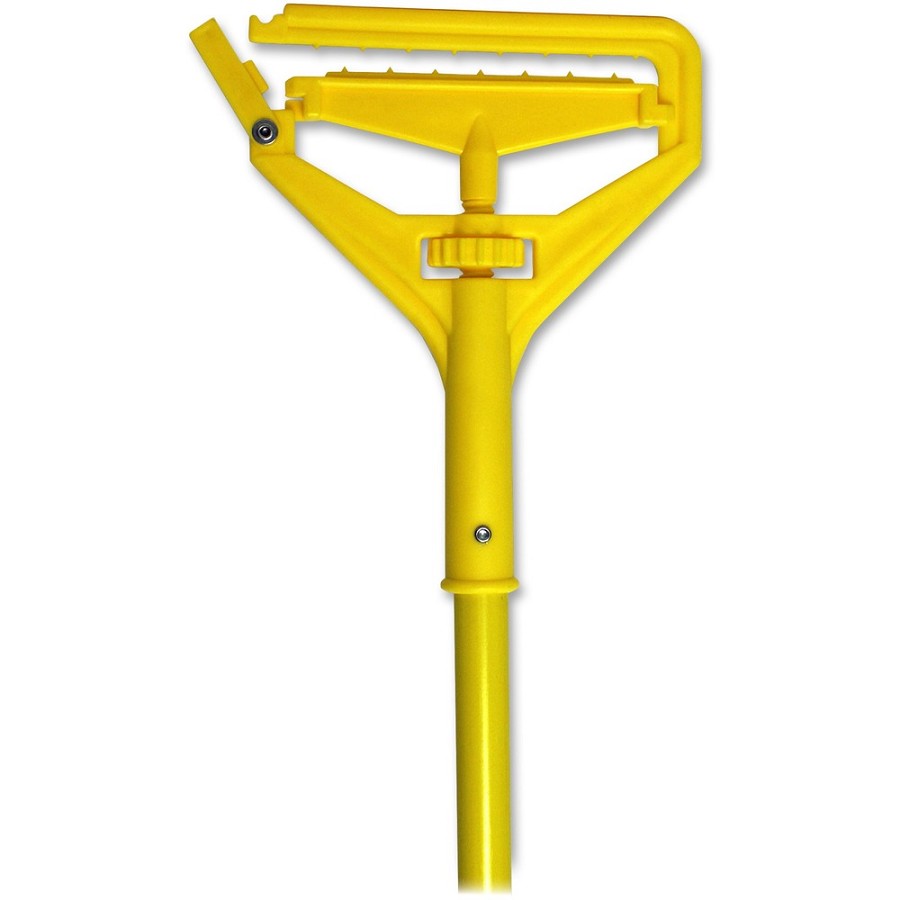 Genuine Joe Speed Change Mop Handle - Yellow - Fiberglass - 1 Each 