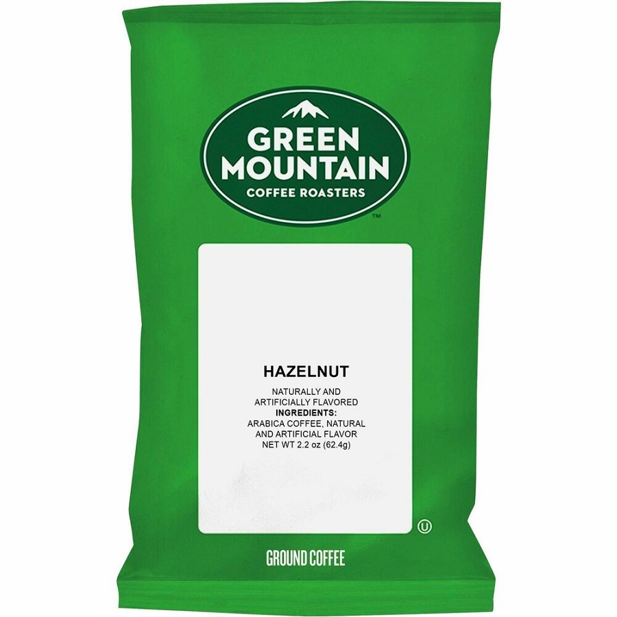 Green Mountain Coffee Roasters Fraction Pack Hazelnut Coffee - Regular - Light/Mild - 2.2 oz Per Packet - 50 Packet - Fraction Pack - French Vanilla - 50 / Carton 