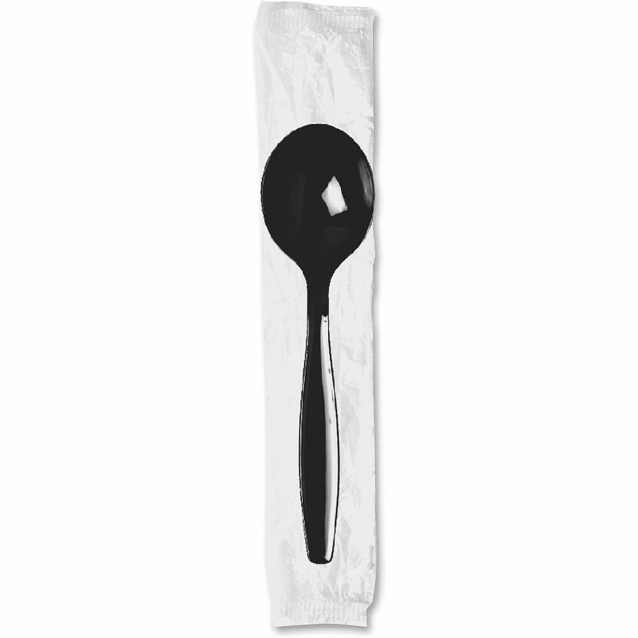 Dixie Heavyweight Polystyrene Spoons - 1 Piece(s) - Dinner Spoon - 1 x Dinner Spoon - Black - 1000 / Carton 