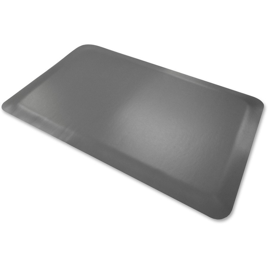 Guardian Floor Protection Anti-fatigue Mat - Airport, Bank, Hotel, Assembly Line - 36' Length x 24' Width - Rectangular - Vinyl - Gray - 1 Each 