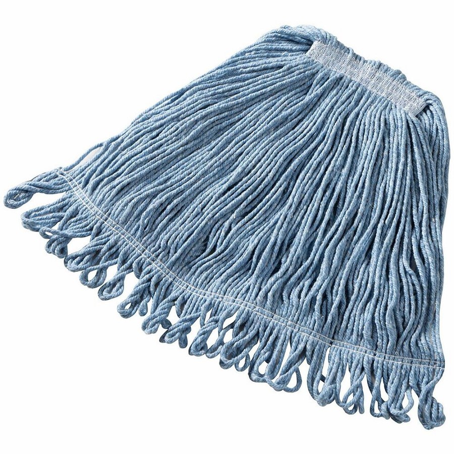 Rubbermaid Commercial Super Stitch Medium Blend Mop - Cotton, Synthetic Yarn - 6 / Carton 