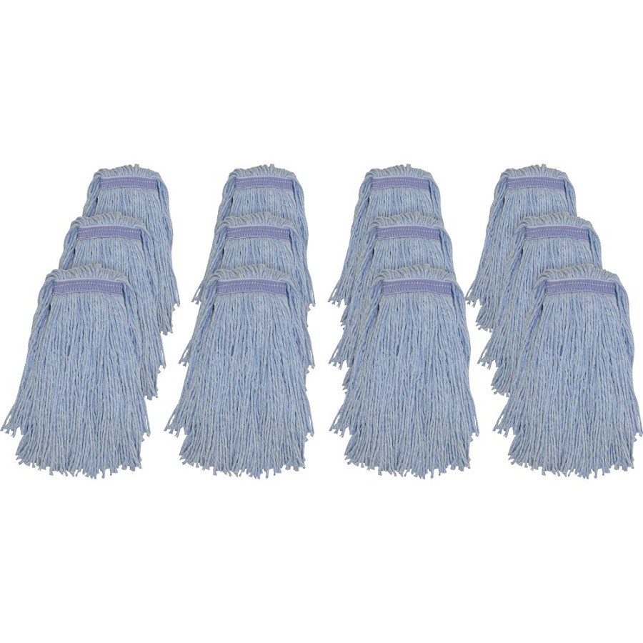 Genuine Joe Blended Yarn Mophead - Yarn - 12 / Carton 