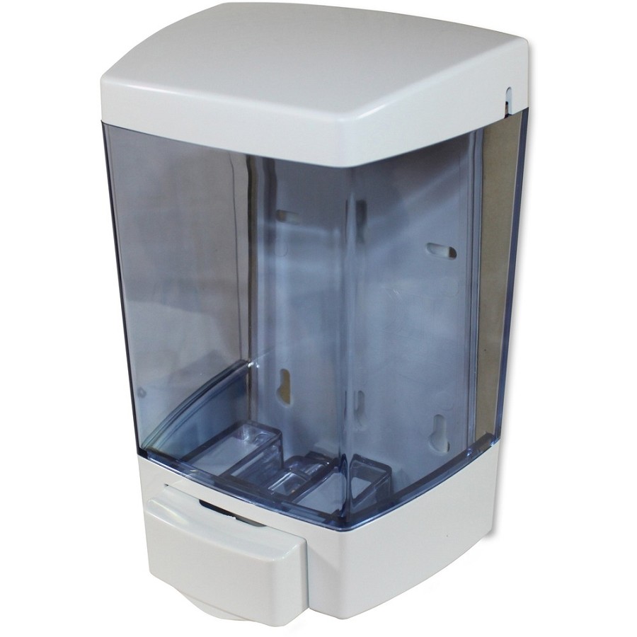 ClearVu Soap Dispenser - Manual - 1.44 quart Capacity - White - 12 / Carton 