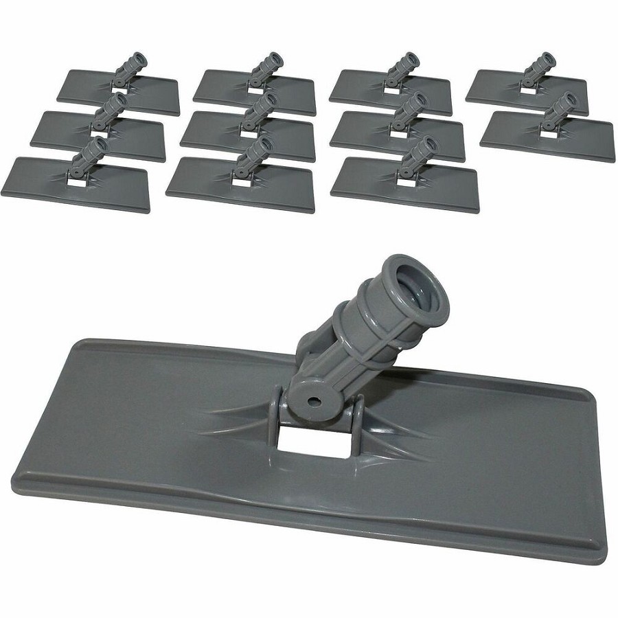 Genuine Joe Cleaning Pad Holder - Gray - 12 / Carton 