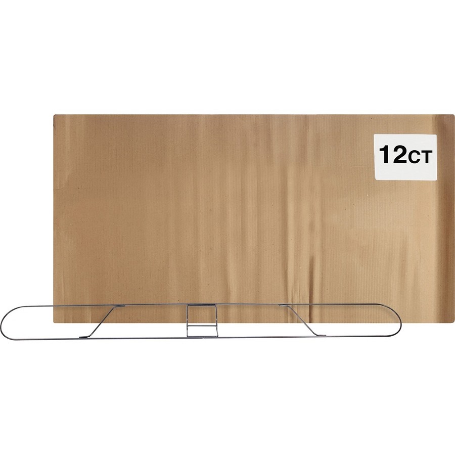 Genuine Joe Clip-on Long Dust Mop Frame - Rust Resistant, Clip, Galvanized - Metallic - 12 / Carton 