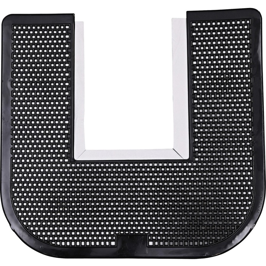 Genuine Joe Deodorizing Commode Mat - Restroom - Black - 6 / Carton 