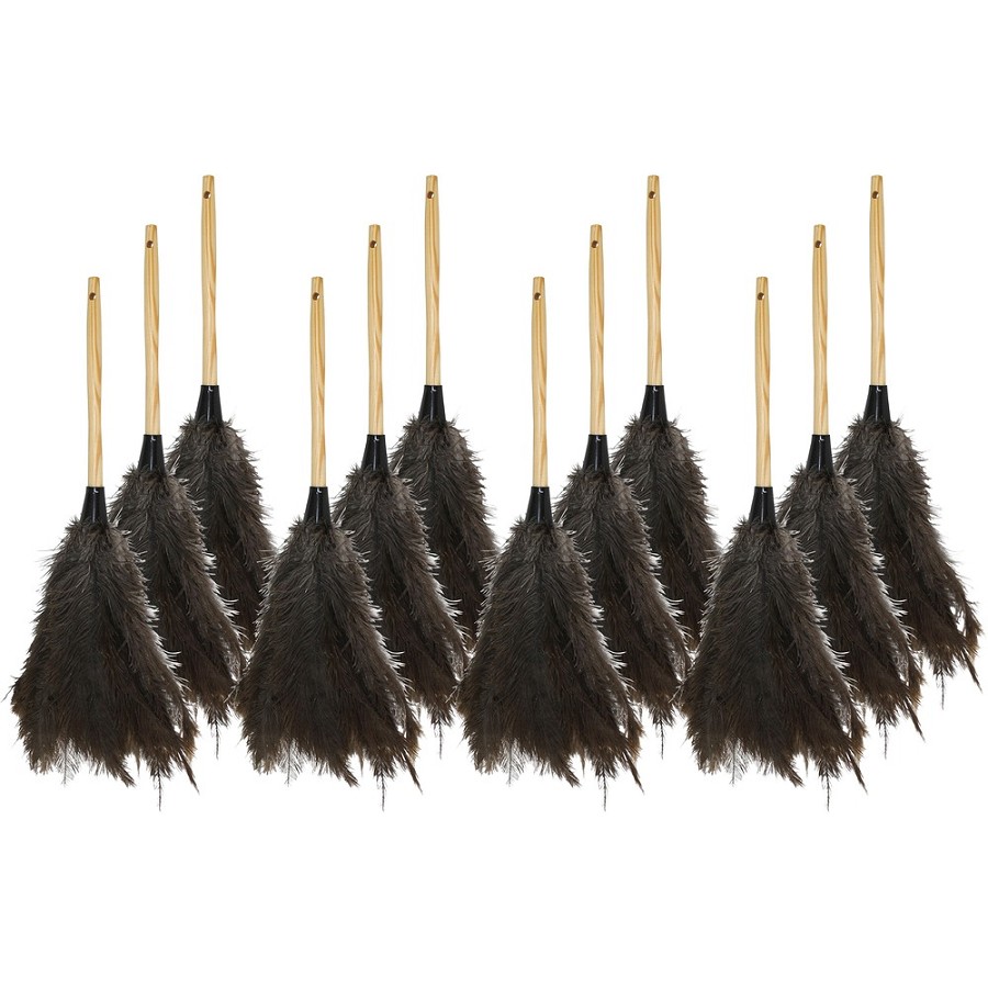 Genuine Joe Feather Duster - Brown - 12 / Carton 