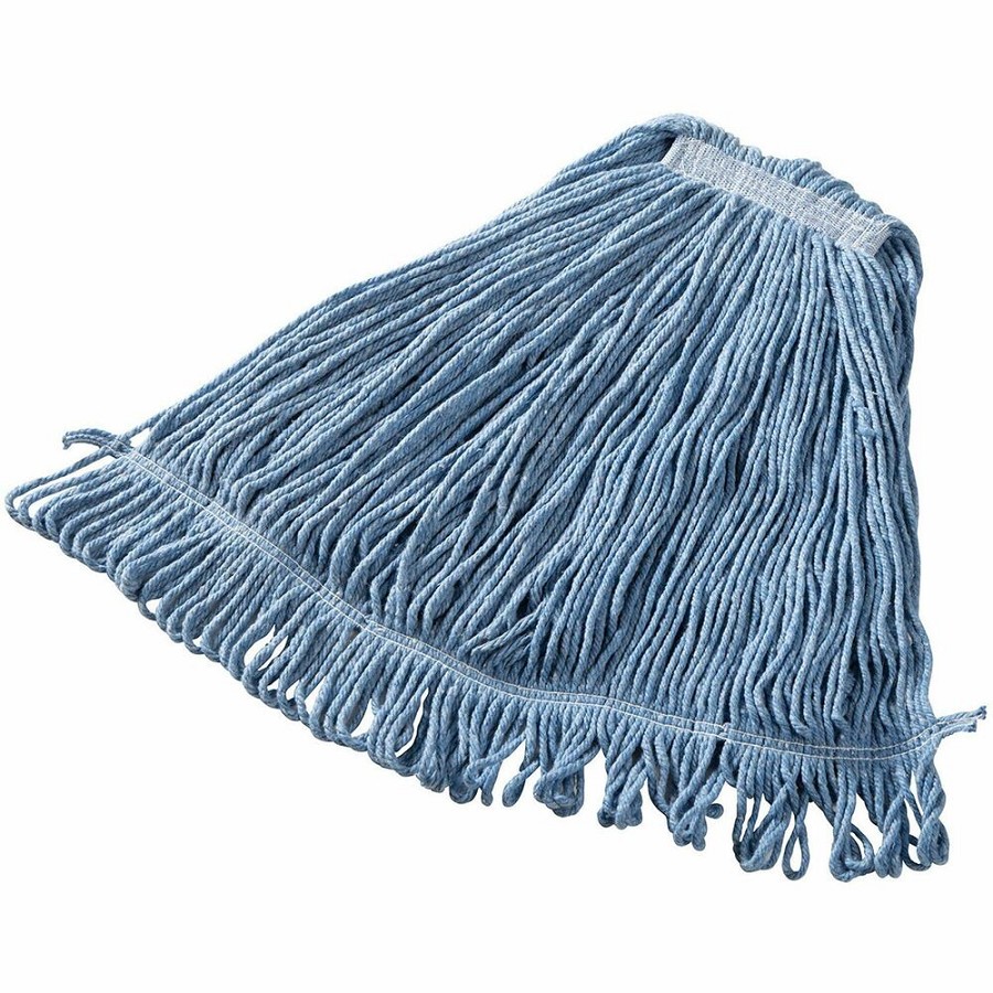 Rubbermaid Commercial Super Stitch Large Blend Mop - Cotton, Synthetic Yarn - 6 / Carton 