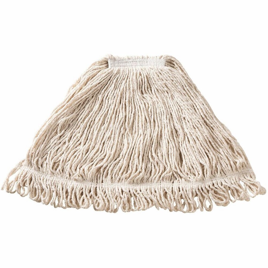 Rubbermaid Commercial Super Stitch Large Blend Mop - Cotton, Synthetic Yarn - 6 / Carton 