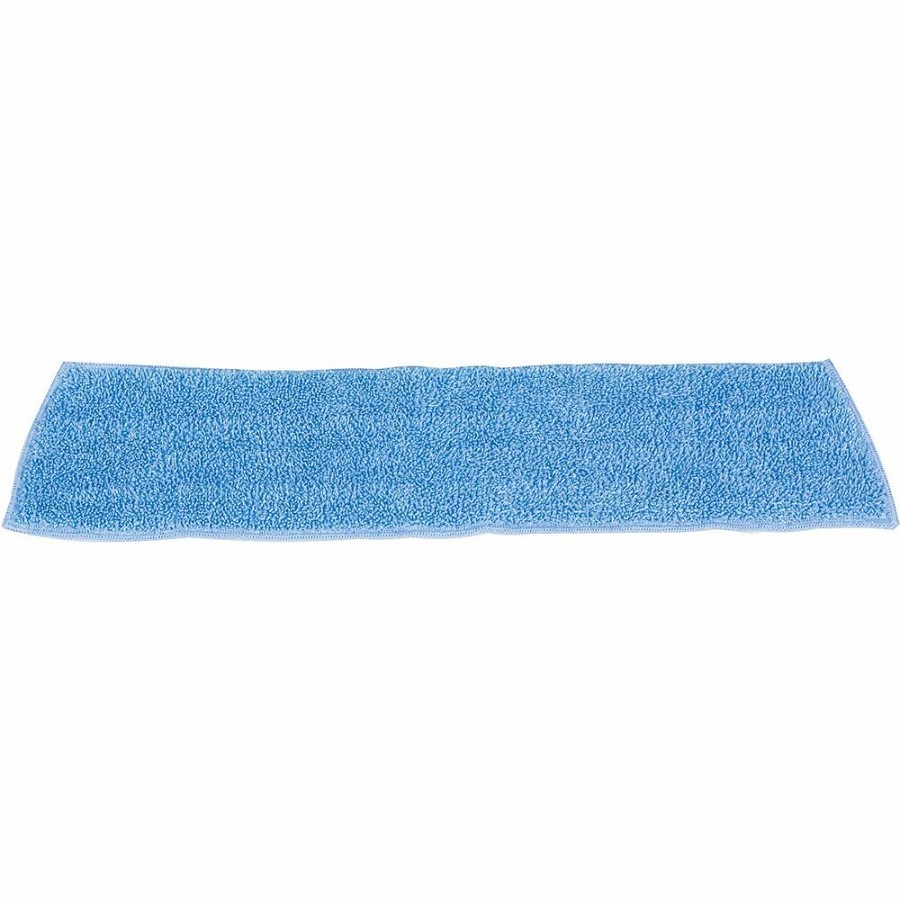 Rubbermaid Commercial Standard Microfiber Damp Mop - 5' Width x 18' Length - MicroFiber, Polyester, MicroFiber - Blue - 12 / Carton 