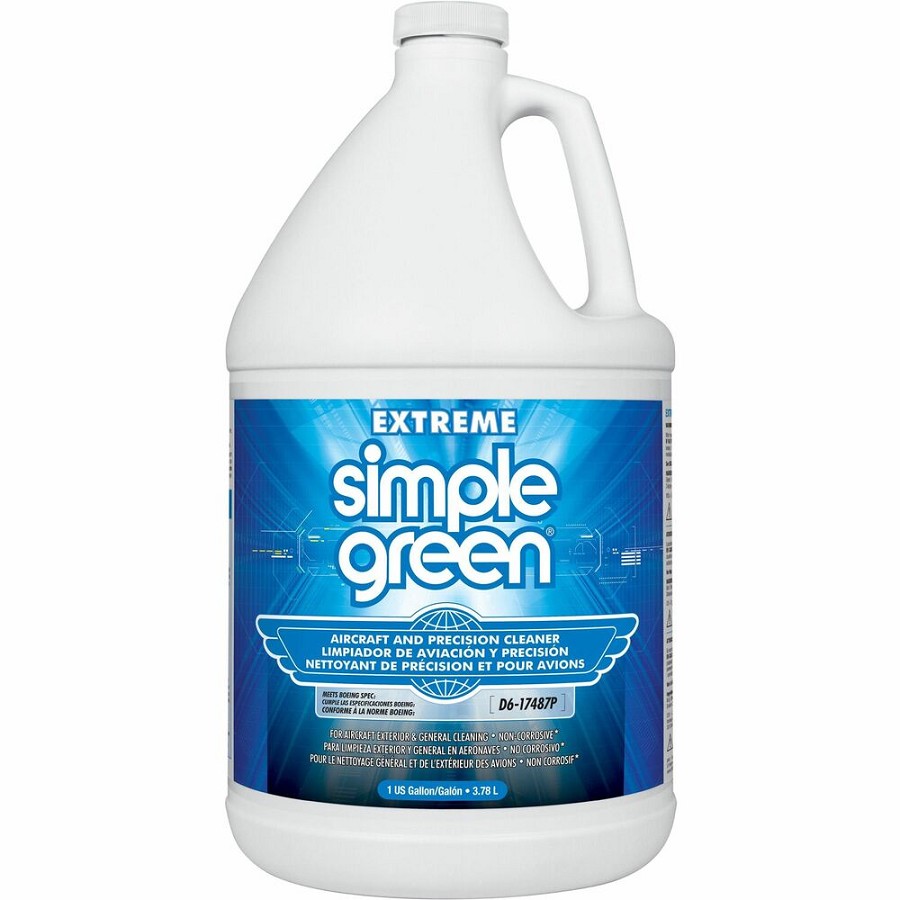 Simple Green Extreme Aircraft/Precision Cleaner - 1 gal - Unscented - Clear - 4 / Carton 