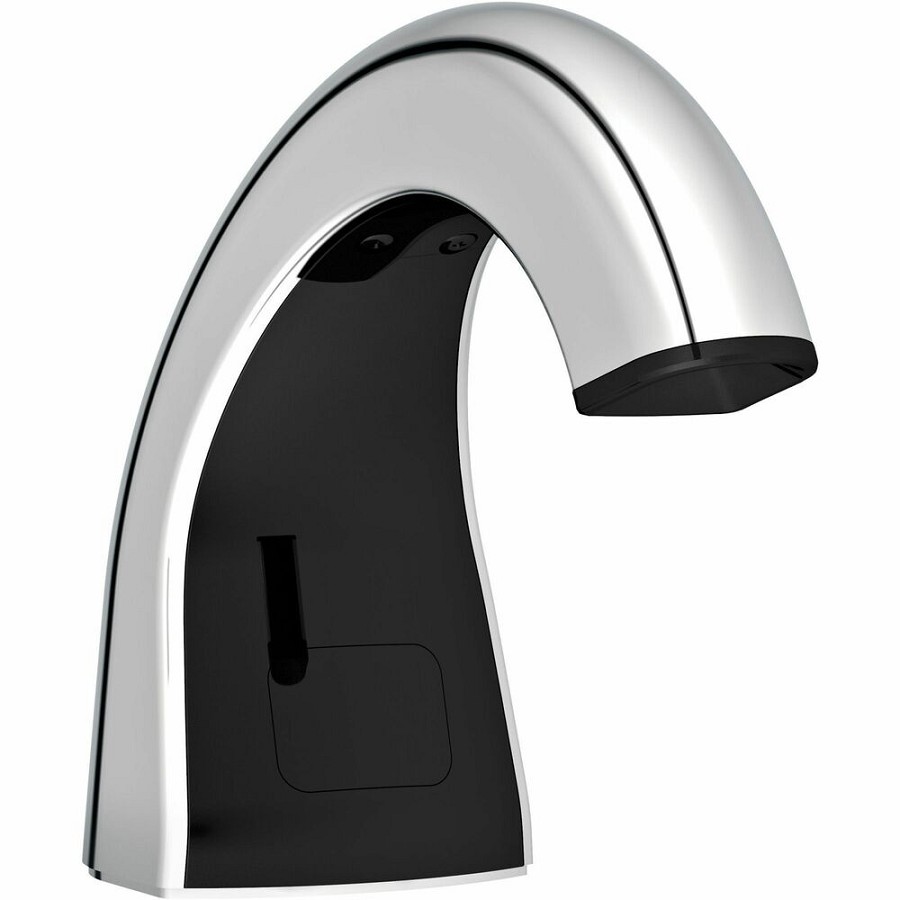 Rubbermaid Commercial One Shot Touch-free Soap Dispenser - Automatic - Chrome, Black - 4 / Carton 