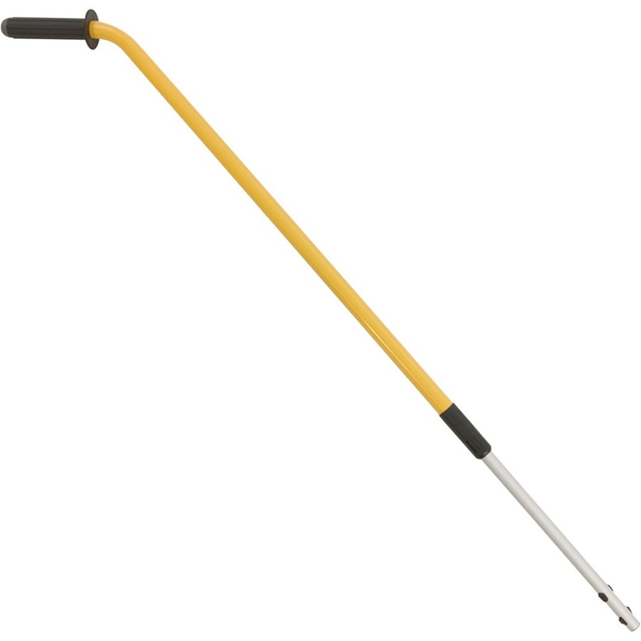 Rubbermaid Commercial Quick Connect Ergo Adjust Handle - 72' Length - Yellow - Aluminum - 6 / Carton 