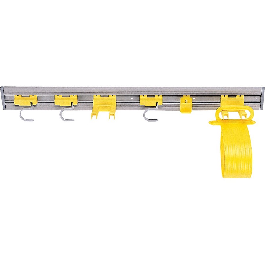 Rubbermaid Commercial Closet Organizer / Tool Holder - 34' Length - Gray - 4 / Carton 